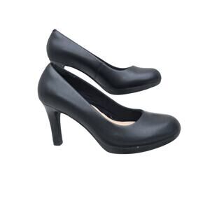 NWT Clarks Women's Size: 6.5 M Adriel Viola Dress Pump Black Leather